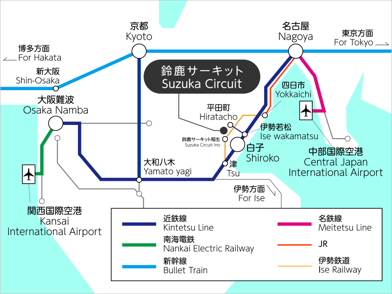 周辺路線図