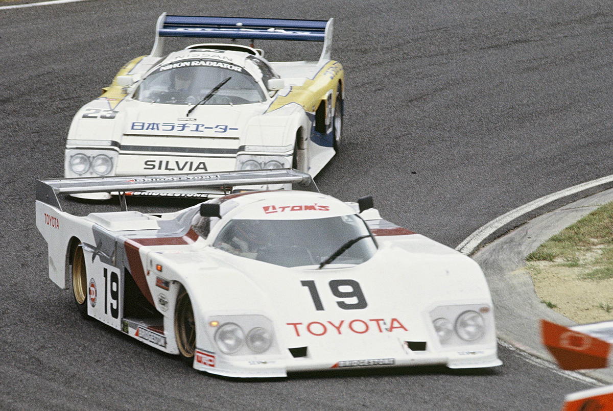 Toyota and Nissan developed domestic Group C cars and chased Porsche.