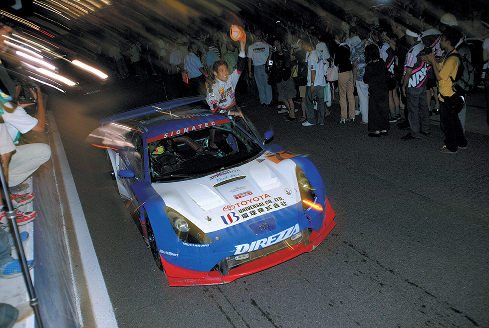 The SigmaTec Celica, introduced from GT Round 5 at Fuji, won partly due to the retirement of leading rivals