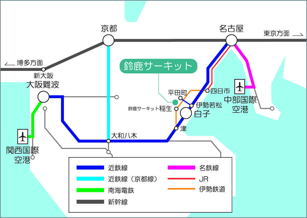 Surrounding Route Map