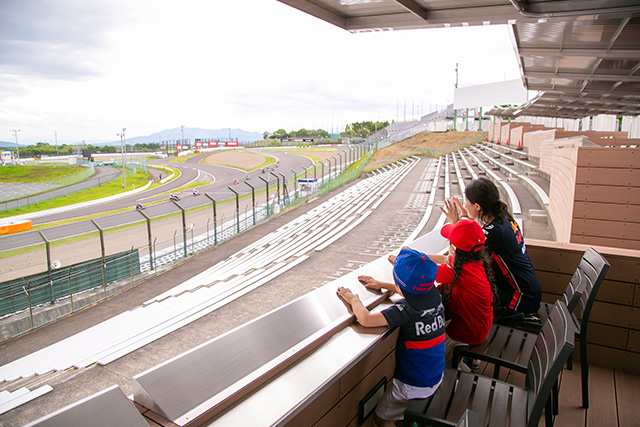 View from the seat