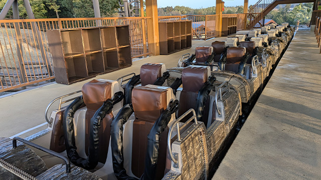 Increased thrill with backward seating!