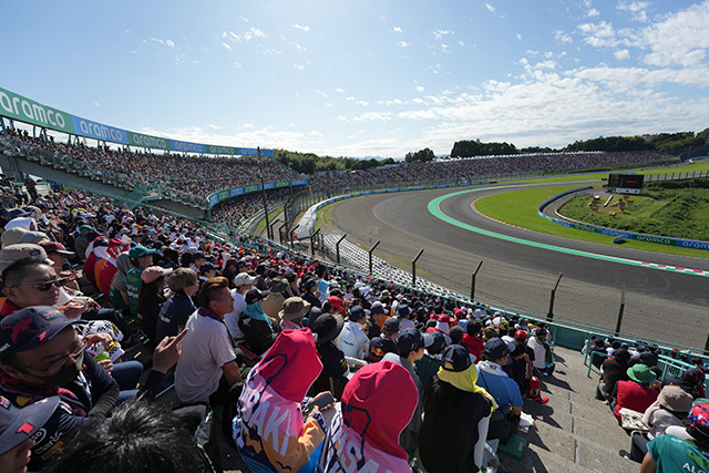 View from B2 Seats (toward Turn 2)