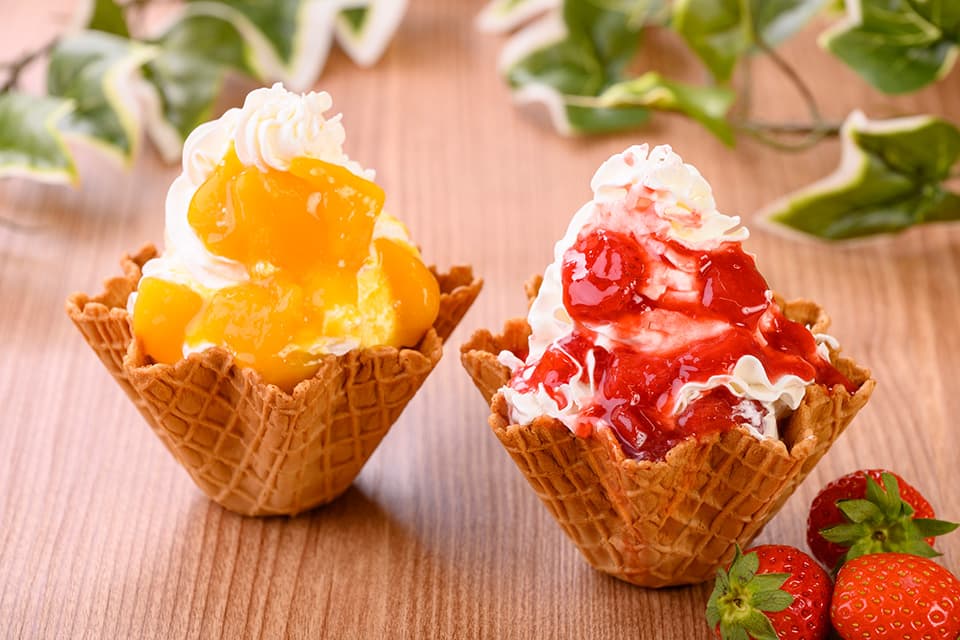 Waffle Ice (Mango / Strawberry)