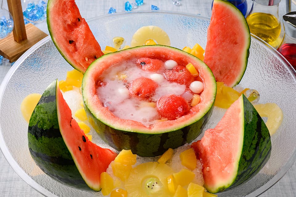 Everyone’s Lively Summer Party: Whole Watermelon Fruit Punch