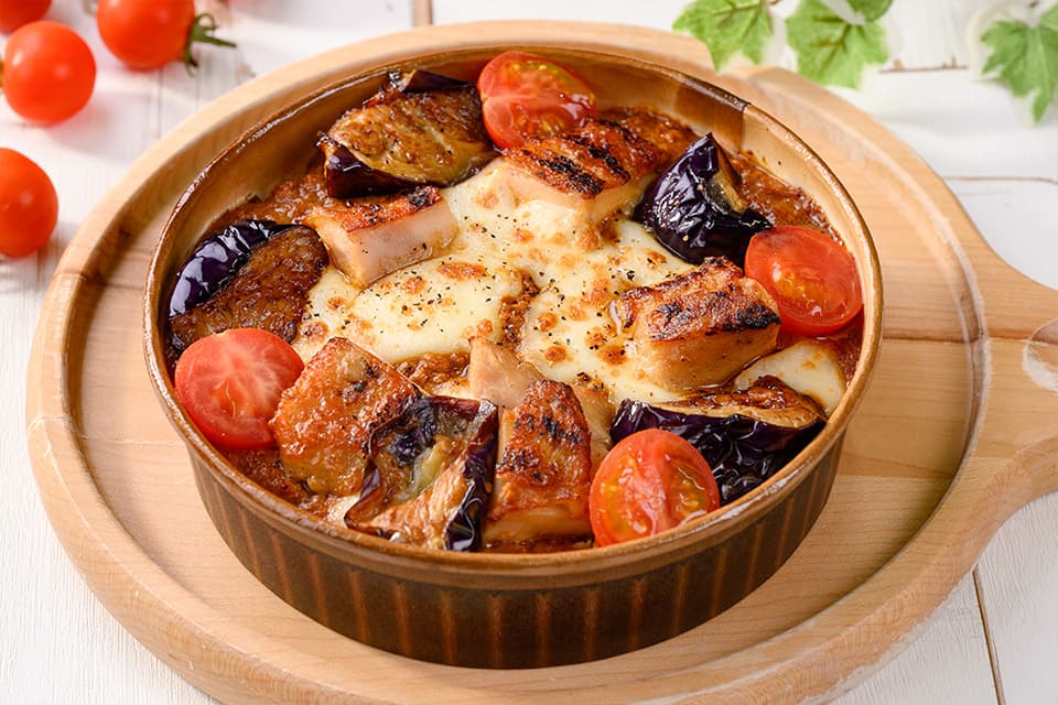 Spicy Chicken and Eggplant Keema Doria
