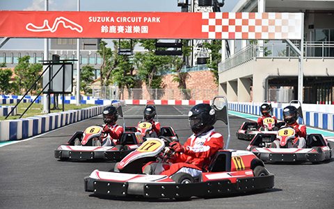 About 1/10 of the SUZUKA CIRCUIT rental kart course