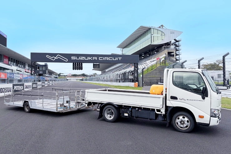 2 wheels recovery truck