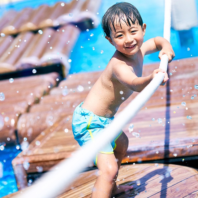 Exciting and thrilling memories of your pool debut! Image
