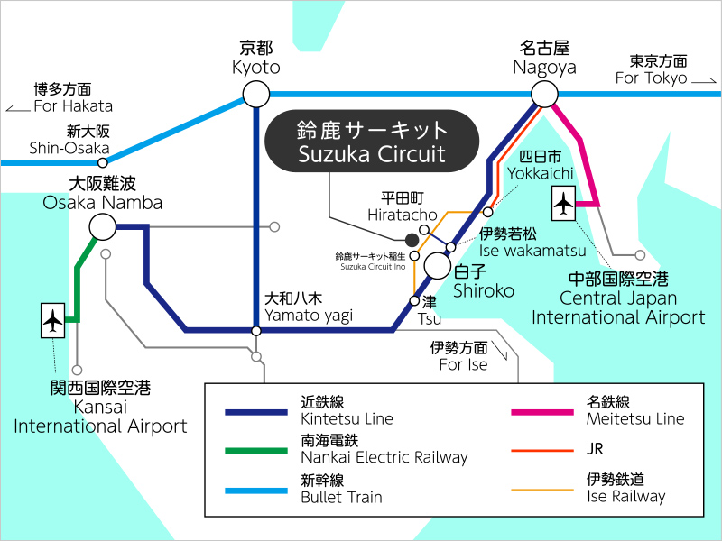 Surrounding Route Map
