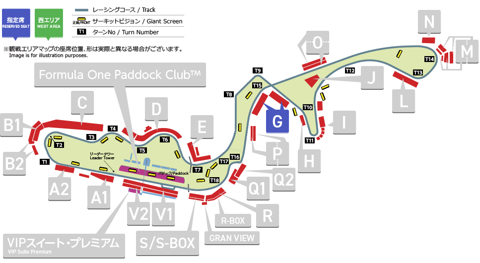 G席マップ