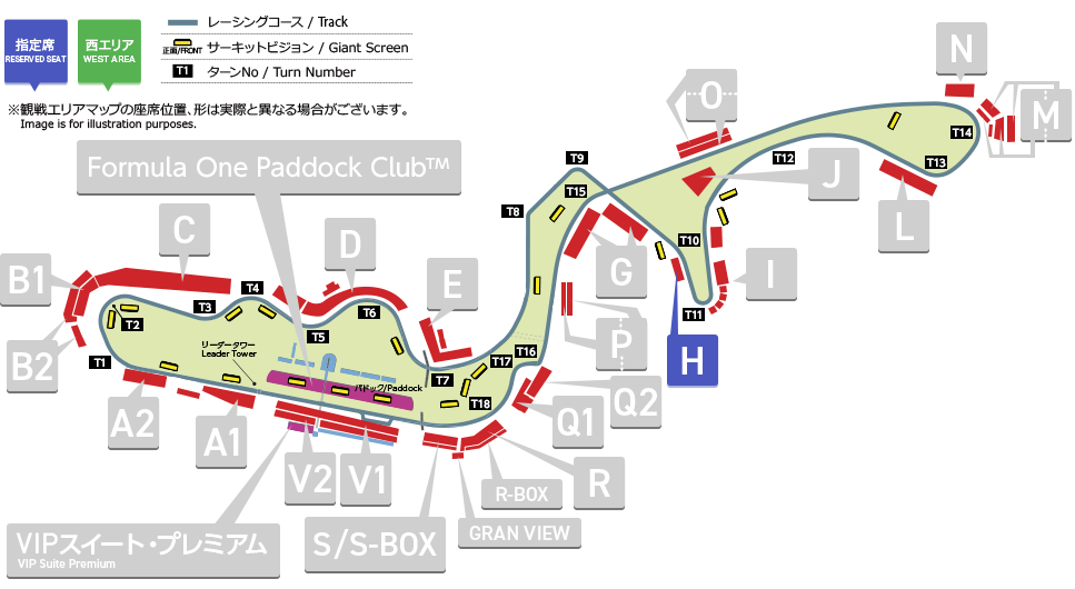 G席マップ