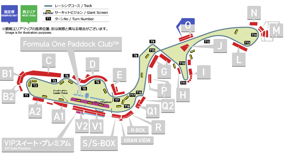O席マップ