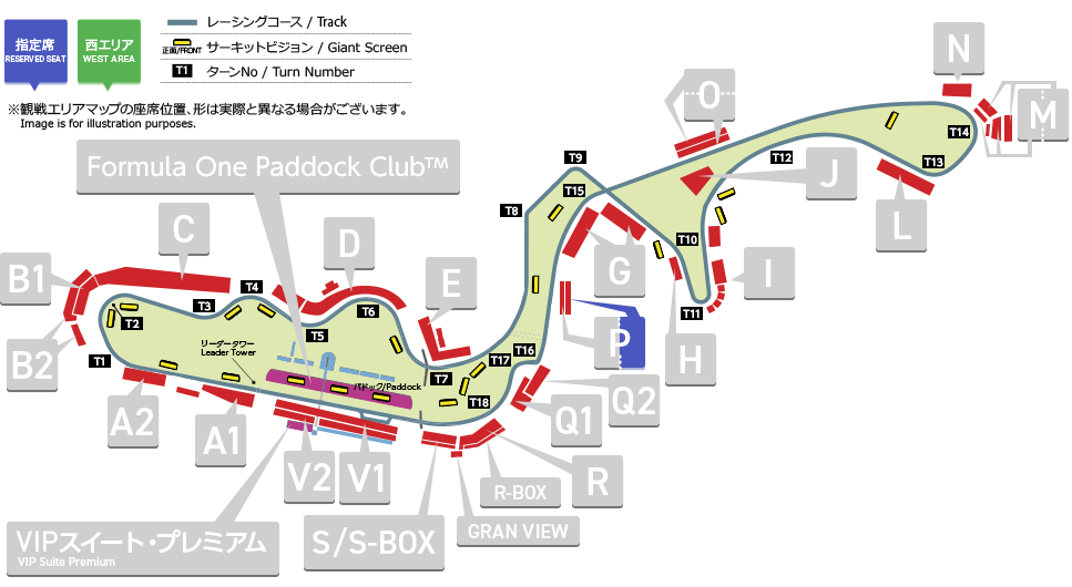 P席マップ