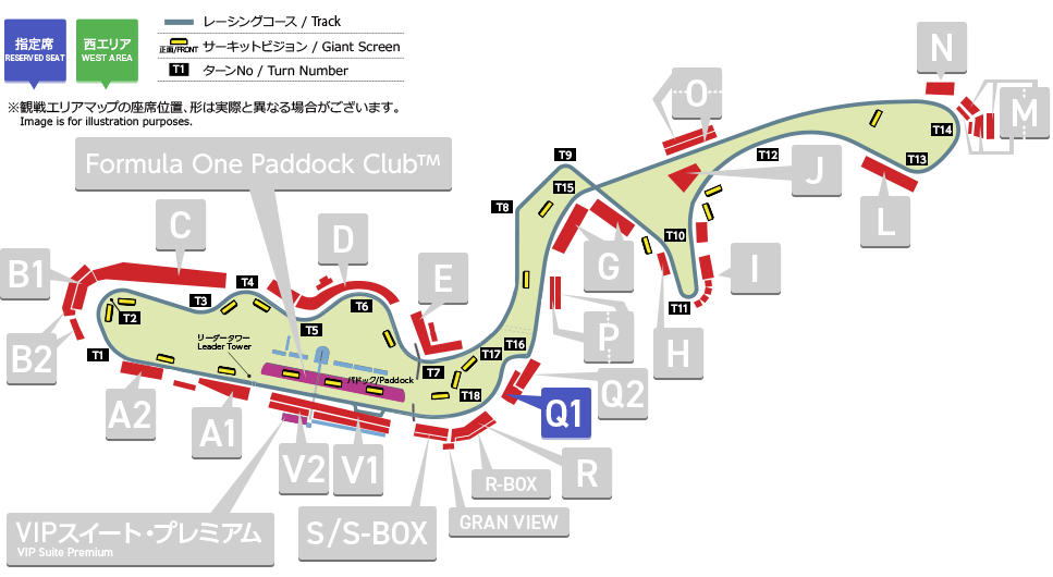 Q1席マップ