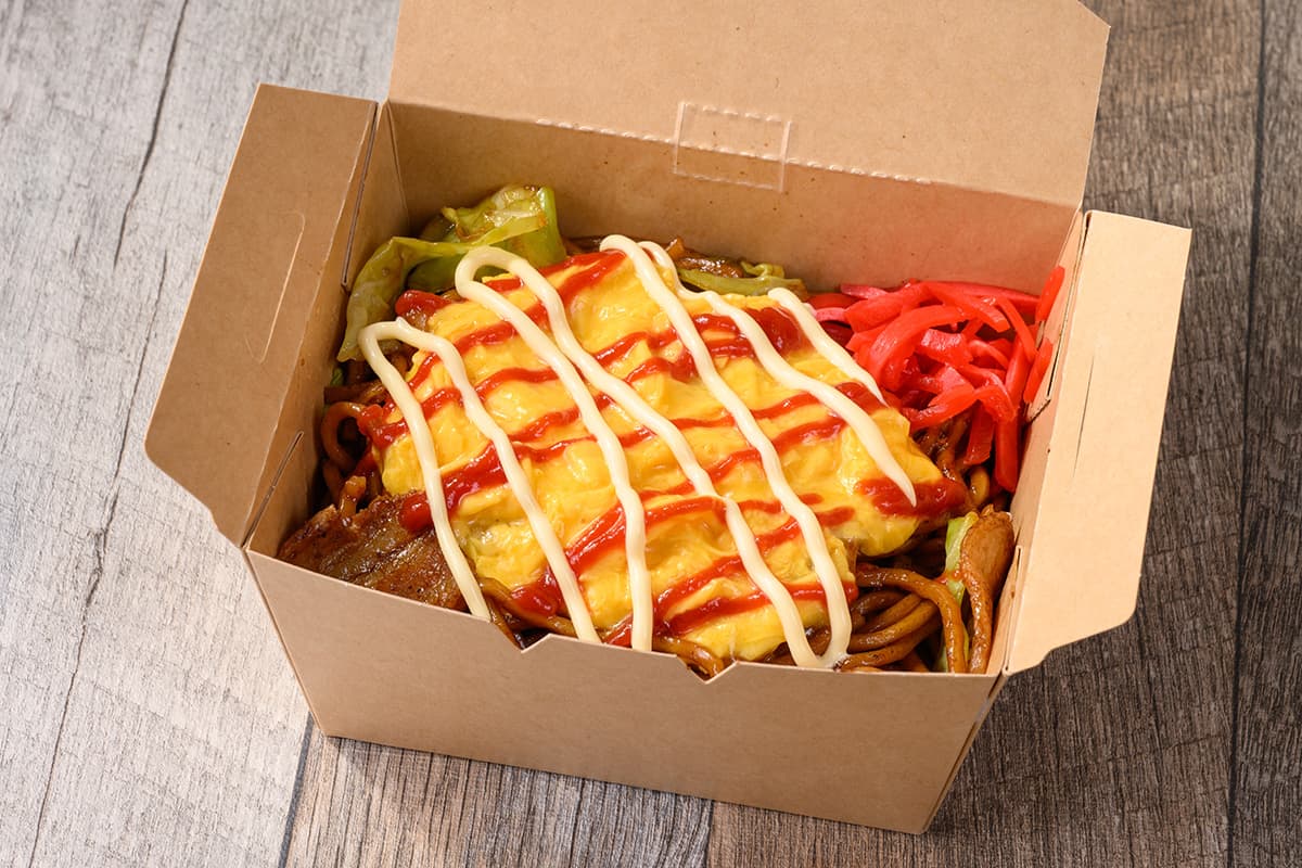 オム焼きそば