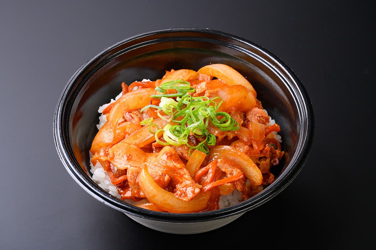 旨辛ポーク丼