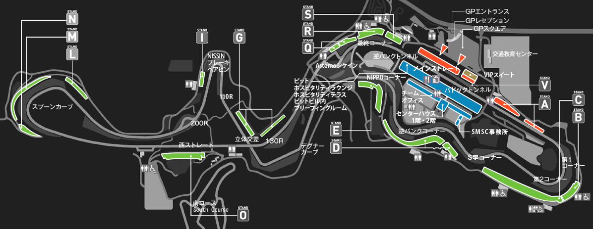 レーシングコース MAP