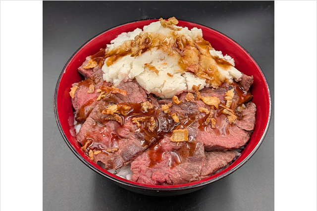 心焦「橫隔膜牛排丼」