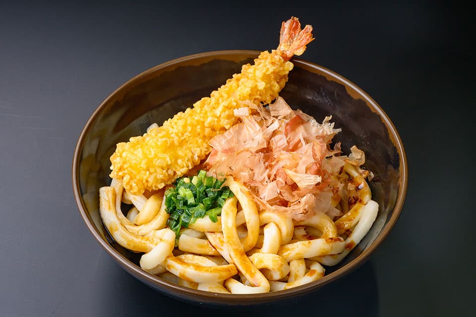 伊勢蝦仁烏龍麵