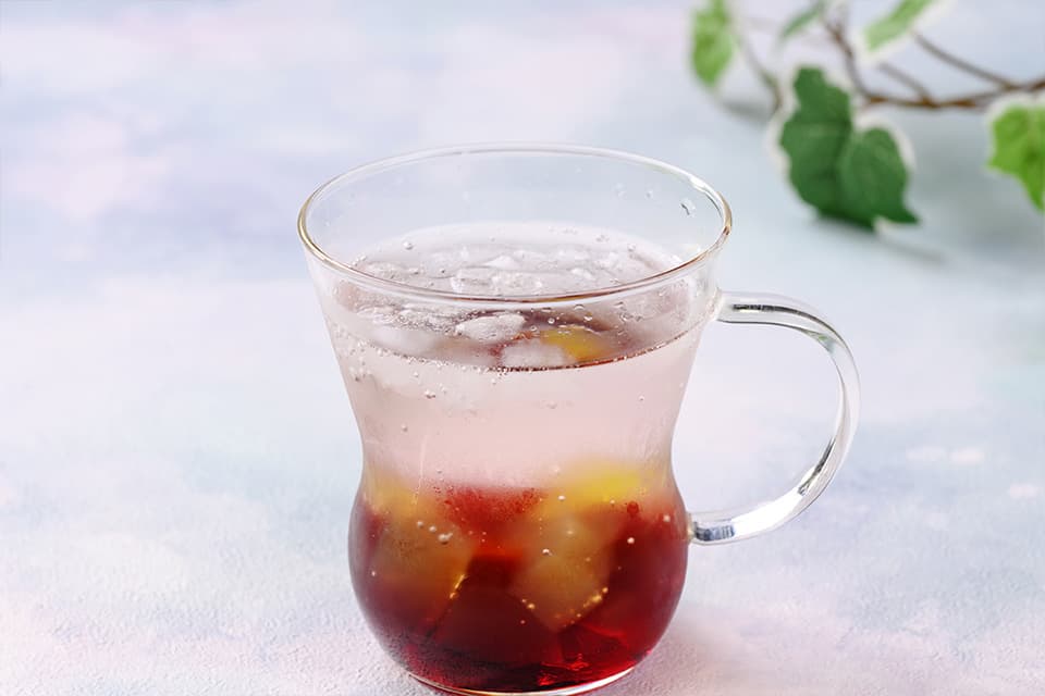 兩種葡萄果凍氣泡飲
