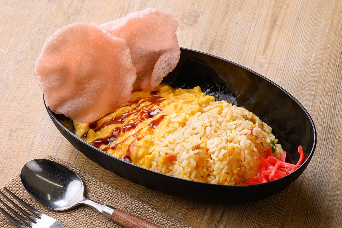 滑蛋炒飯