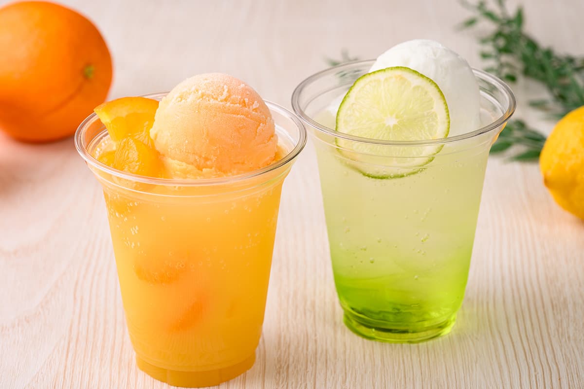 3種柑橘氣泡飲／鹹味萊姆氣泡飲