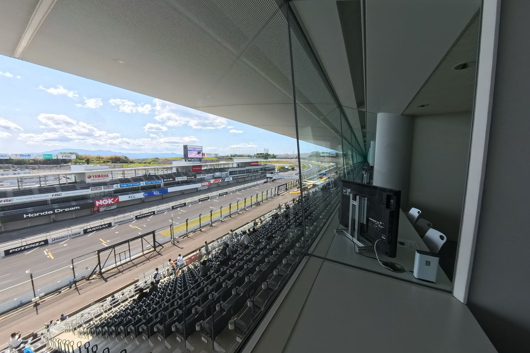 最終彎道的景觀