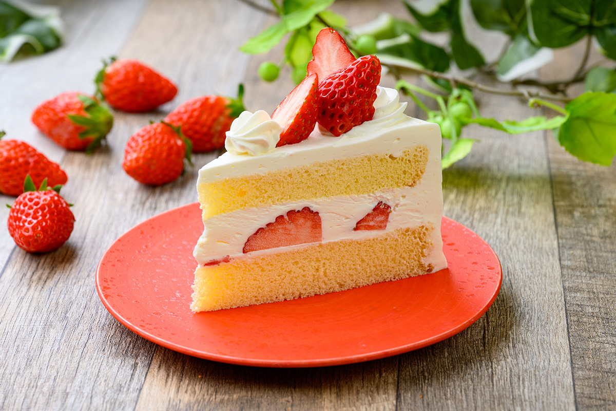 季節水果蛋糕 600日元  ※依季節水果種類有所變更