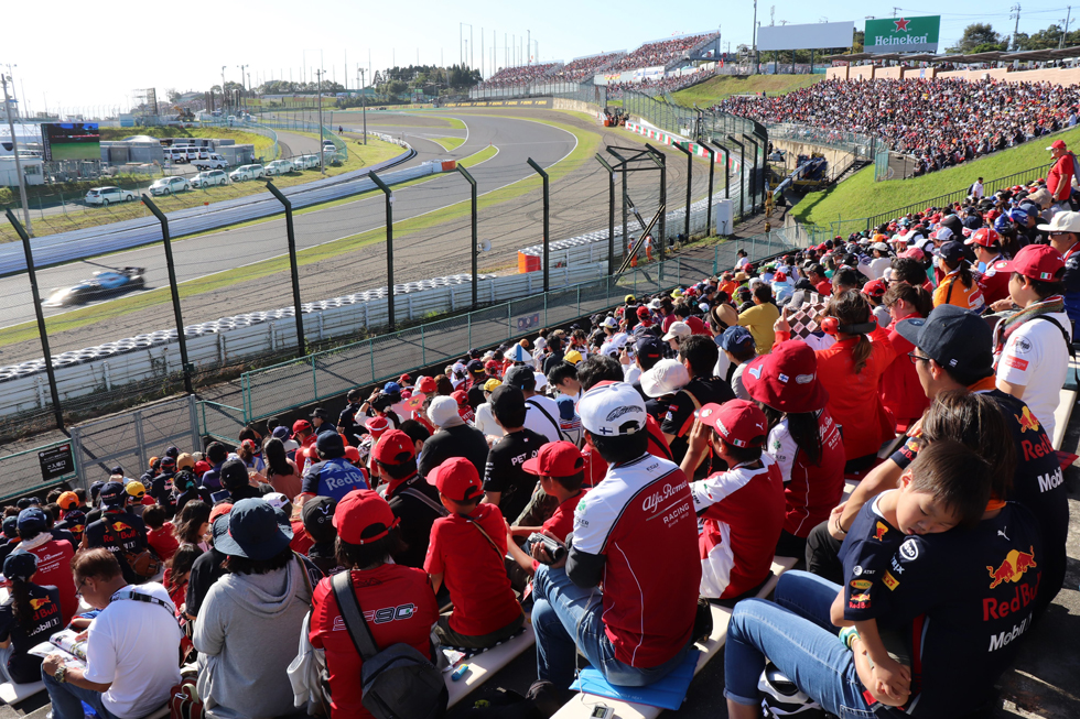 F1日本大獎賽的家族座位情況